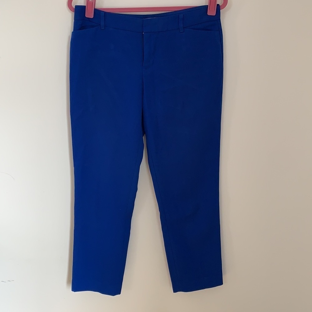 GAP CROPPED PANTS BLUE WOMEN SIZE 4